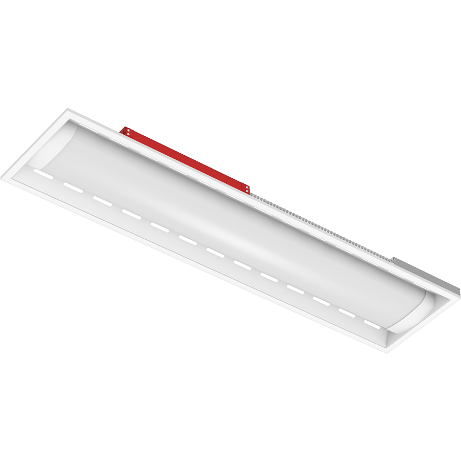 RAB SWISHAIR1X4/E LED Air Handling Troffer – 1x4 – Selectable 18W/26W/35W – 3500K/4000K/5000K – 2455-4922 Lumens – 120-277V – Emergency Battery Backup