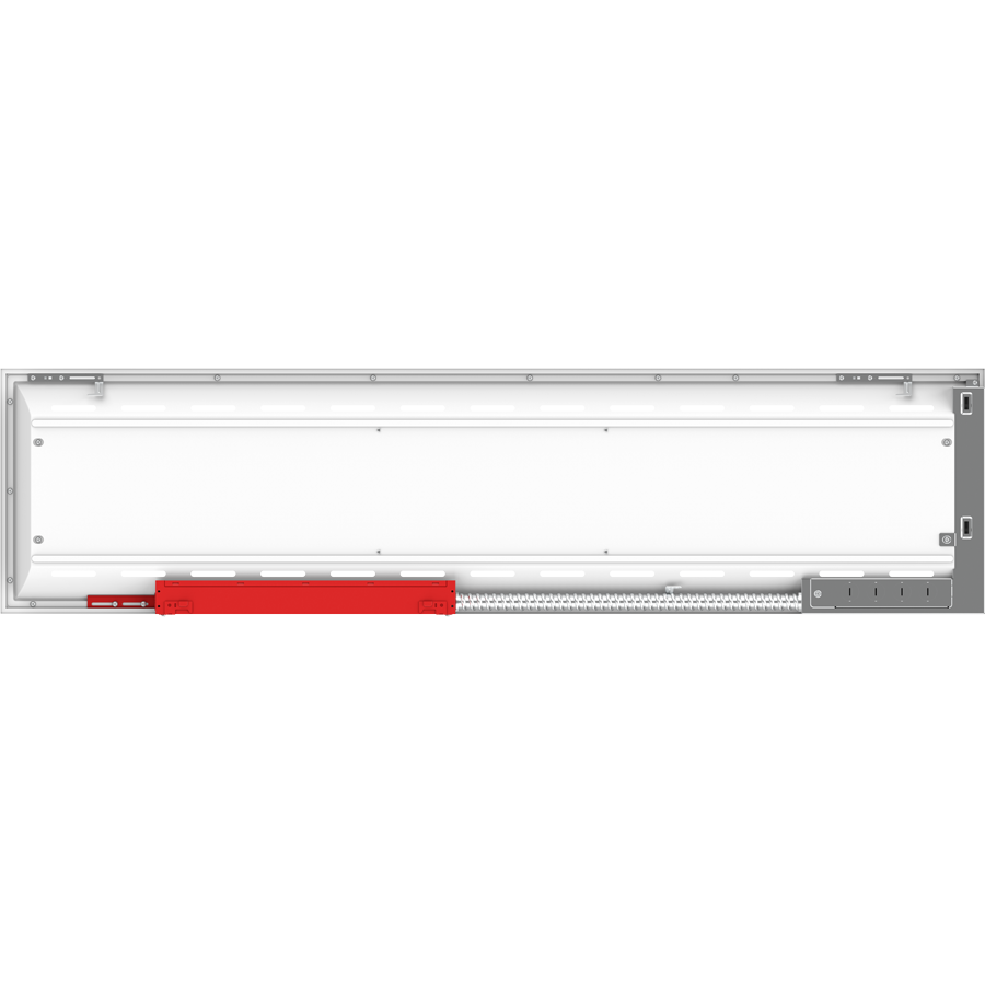 RAB SWISHAIR1X4/MVS/E LED Air Handling Troffer – 1x4 – Selectable 18W/26W/35W – 3500K/4000K/5000K – 2455-4922 Lumens – 120-277V – Microwave Occupancy Sensor – Emergency Battery Backup