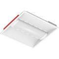 RAB SWISHAIR2X2/E LED Air Handling Troffer – 2x2 – Selectable 18W/26W/35W – 3500K/4000K/5000K – 2386-4702 Lumens – 120-277V – Emergency Battery Backup