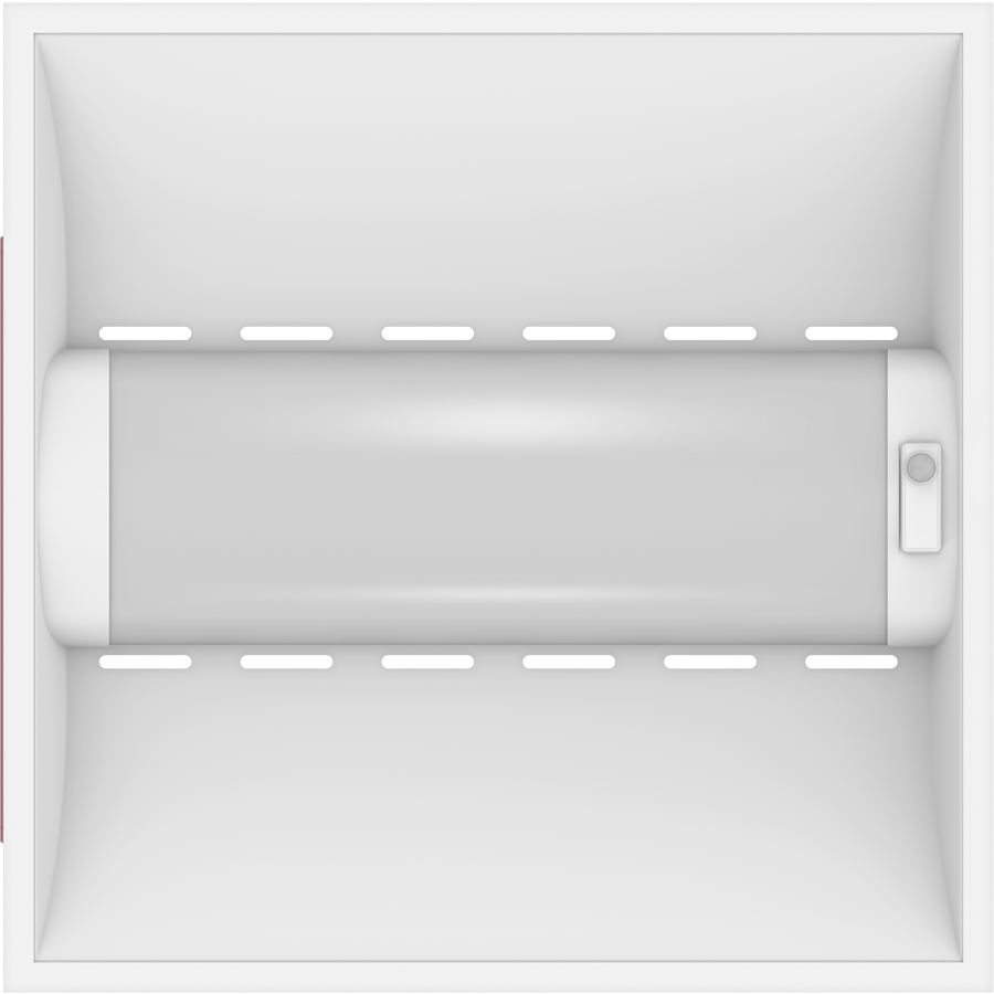RAB SWISHAIR2X2/PIR/E LED Air Handling Troffer – 2x2 – Selectable 18W/26W/35W – 3500K/4000K/5000K – 2386-4702 Lumens – 120-277V – PIR Occupancy Sensor – Emergency Battery Backup