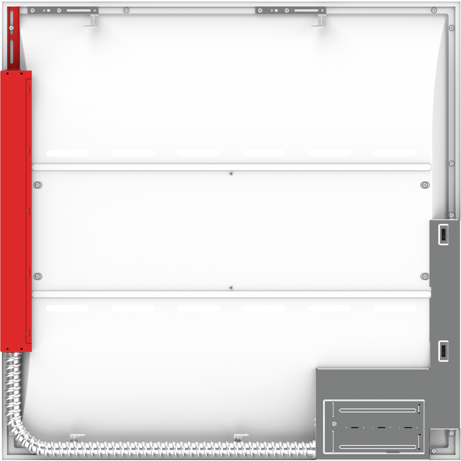 RAB SWISHAIR2X2/PIR/E LED Air Handling Troffer – 2x2 – Selectable 18W/26W/35W – 3500K/4000K/5000K – 2386-4702 Lumens – 120-277V – PIR Occupancy Sensor – Emergency Battery Backup