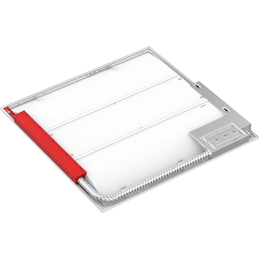 RAB SWISHAIR2X2/PIR/E LED Air Handling Troffer – 2x2 – Selectable 18W/26W/35W – 3500K/4000K/5000K – 2386-4702 Lumens – 120-277V – PIR Occupancy Sensor – Emergency Battery Backup