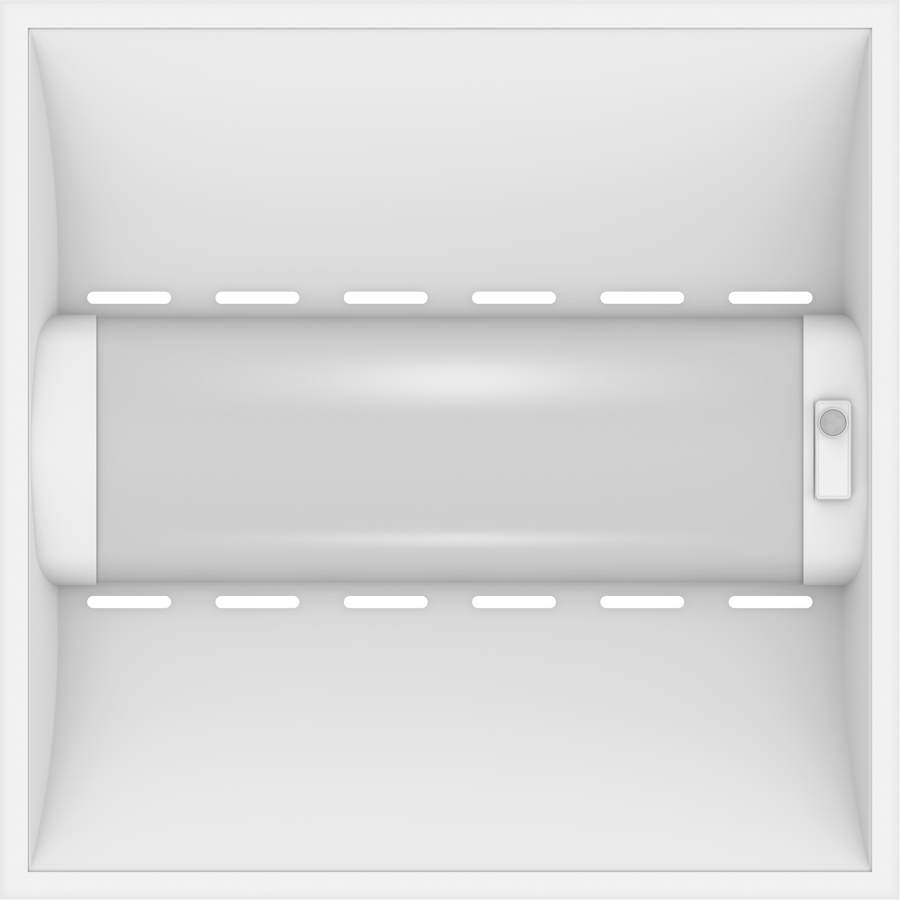 RAB SWISHAIR2X2/PIR LED Air Handling Troffer – 2x2 – Selectable 18W/26W/35W – 3500K/4000K/5000K – 2386-4702 Lumens – 120-277V – PIR Occupancy Sensor