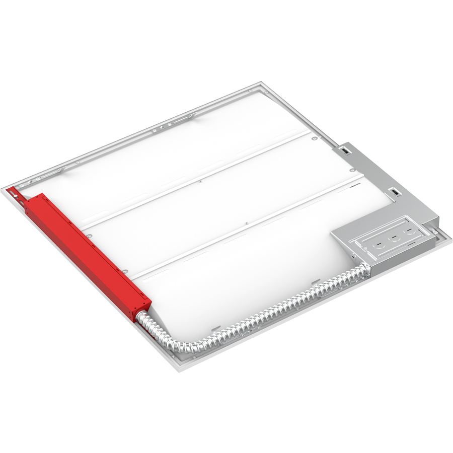RAB SWISHAIR2X2/MVS/E LED Air Handling Troffer – 2x2 – Selectable 18W/26W/35W – 3500K/4000K/5000K – 2386-4702 Lumens – 120-277V – Microwave Occupancy Sensor – Emergency Battery Backup