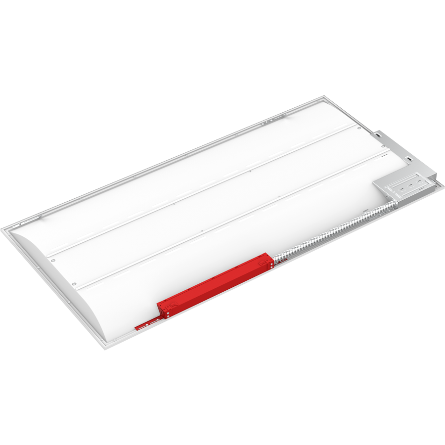 RAB SWISHAIR2X4/E LED Air Handling Troffer – 2x4 – Selectable 26W/35W/44W – 3500K/4000K/5000K – 3681-6047 Lumens – 120-277V – Emergency Battery Backup