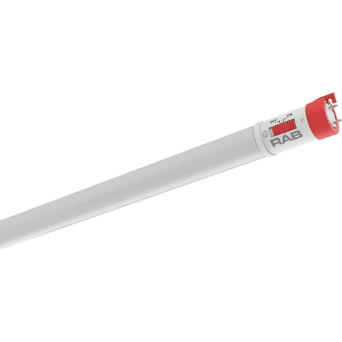 RAB T10EM-24 Emergency LED T10 Tube – 2ft – Selectable 7W/8W/9W – Selectable 3000K/3500K/4000K/5000K/6500K – 940-1200 Lumens – 120-277V