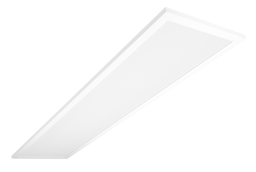 RAB T34FA-1X4/E 1x4 LED Panel Light with Emergency Battery Backup - 2137-4089 Lumens - 20W–40W Selectable Wattage - 3CCT Selectable - 120-277V