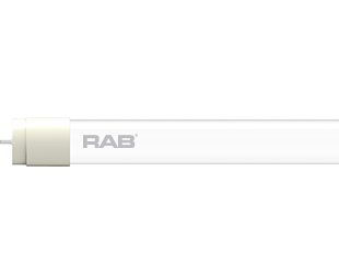 RAB T8-11H-48G-835-EXT T8 LED Tube – 4ft – Type C External Driver – 11W – 3500K – 2150 Lumens – Driver Dependent