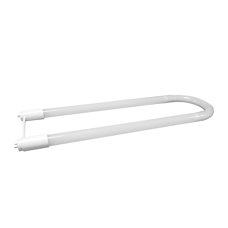 RAB T8-13-U6G-835-SD-HYB T8 U-Bend LED Tube – 2ft – Type A+B Hybrid – Single/Double Ended – 13W – 3500K – 1950 Lumens – 2G13 Base – 120-277V / Ballast Dependent