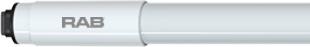 RAB T8HO-40-96G-R17D-835-DE-BYP T8HO LED Tube – 8ft – Type B Ballast Bypass – Double Ended – 40W – 3500K – 5300 Lumens – R17d Base – 120-277V