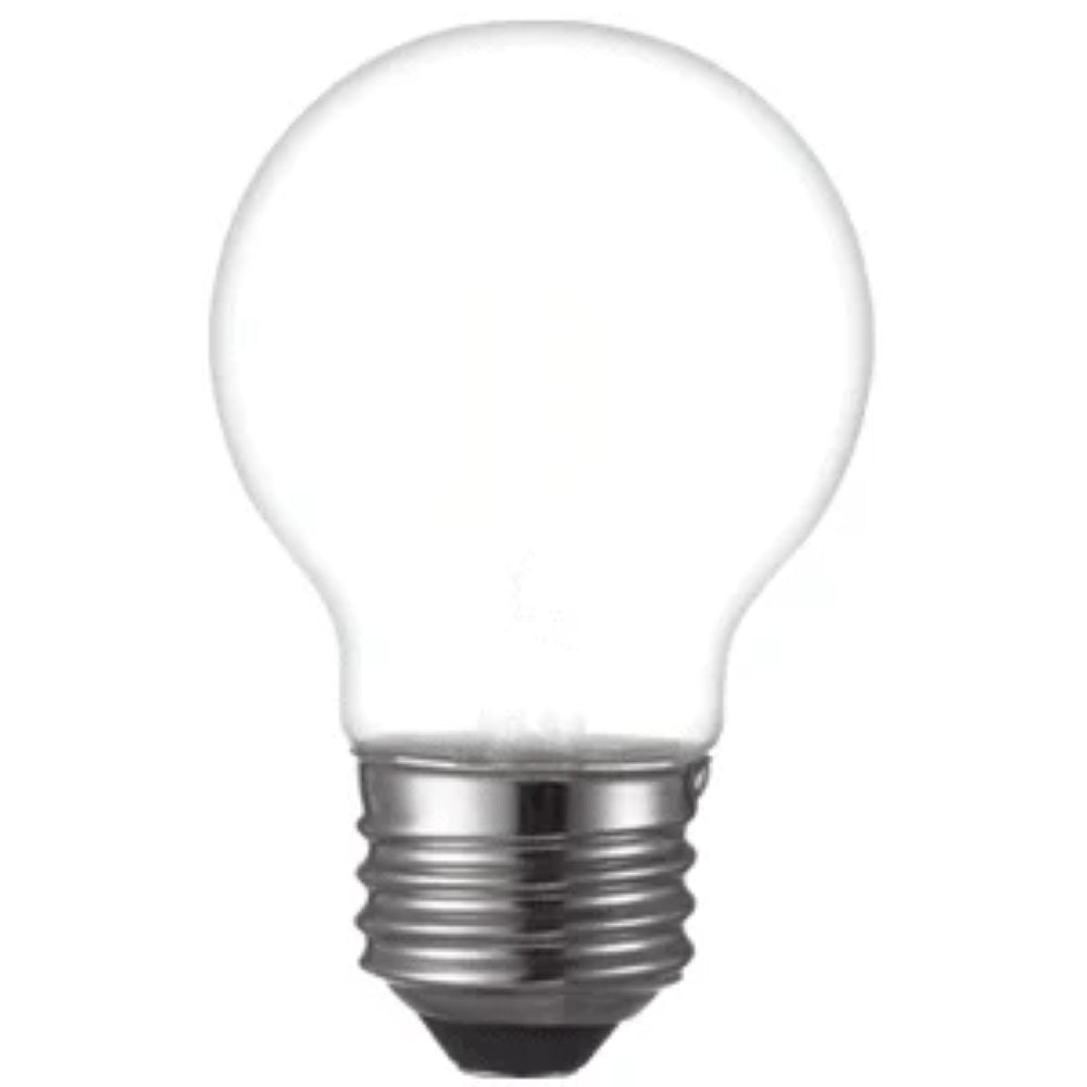 TCP FG16D4024E26SFR92 AmberGlow G16 LED Globe Lamp – 2400K – Frosted Finish – E26 Base – 92 CRI