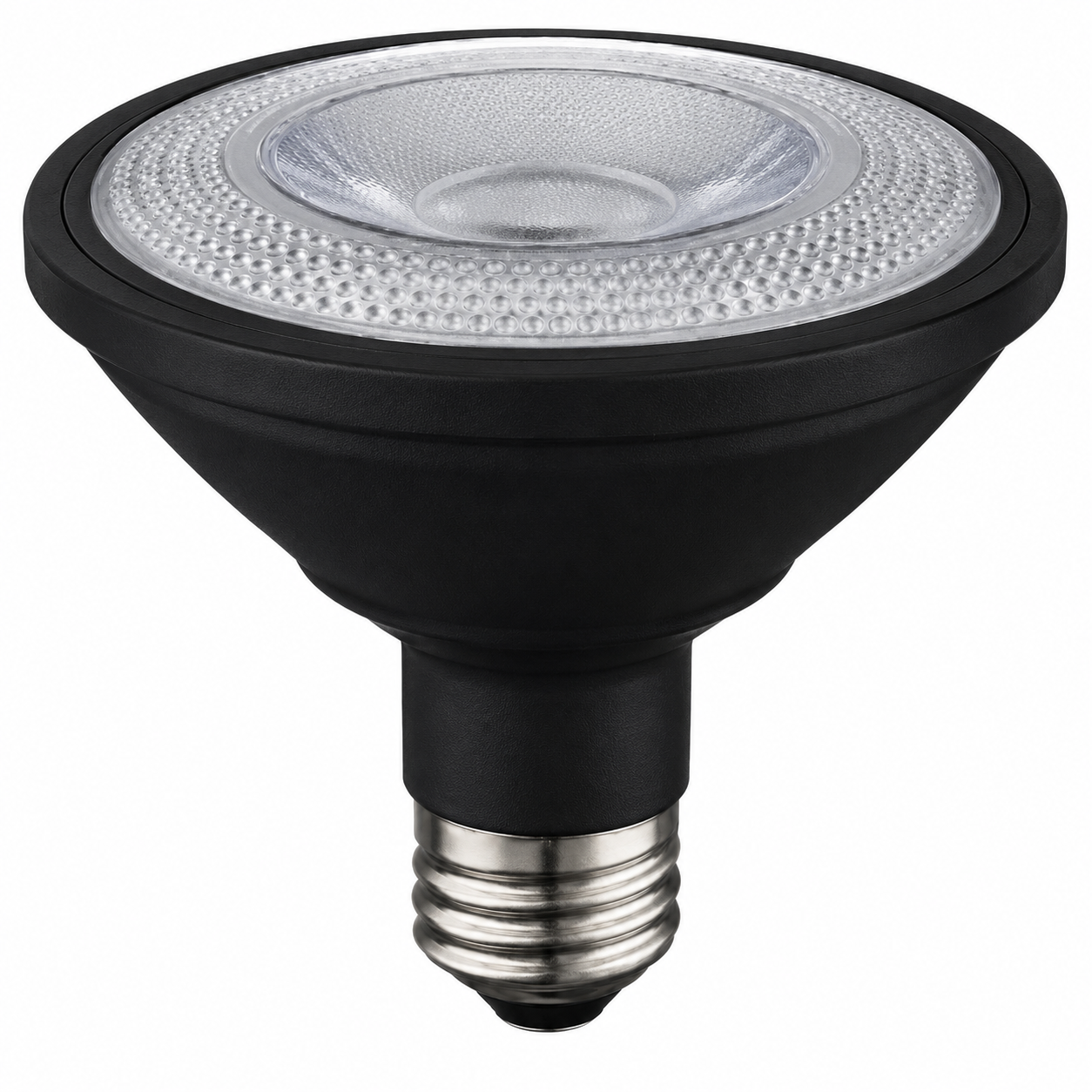 TCP LED12P30SD30KSPB LED PAR30 Short Neck Spot Lamp – 3000K – 15° Beam Angle – Black Finish