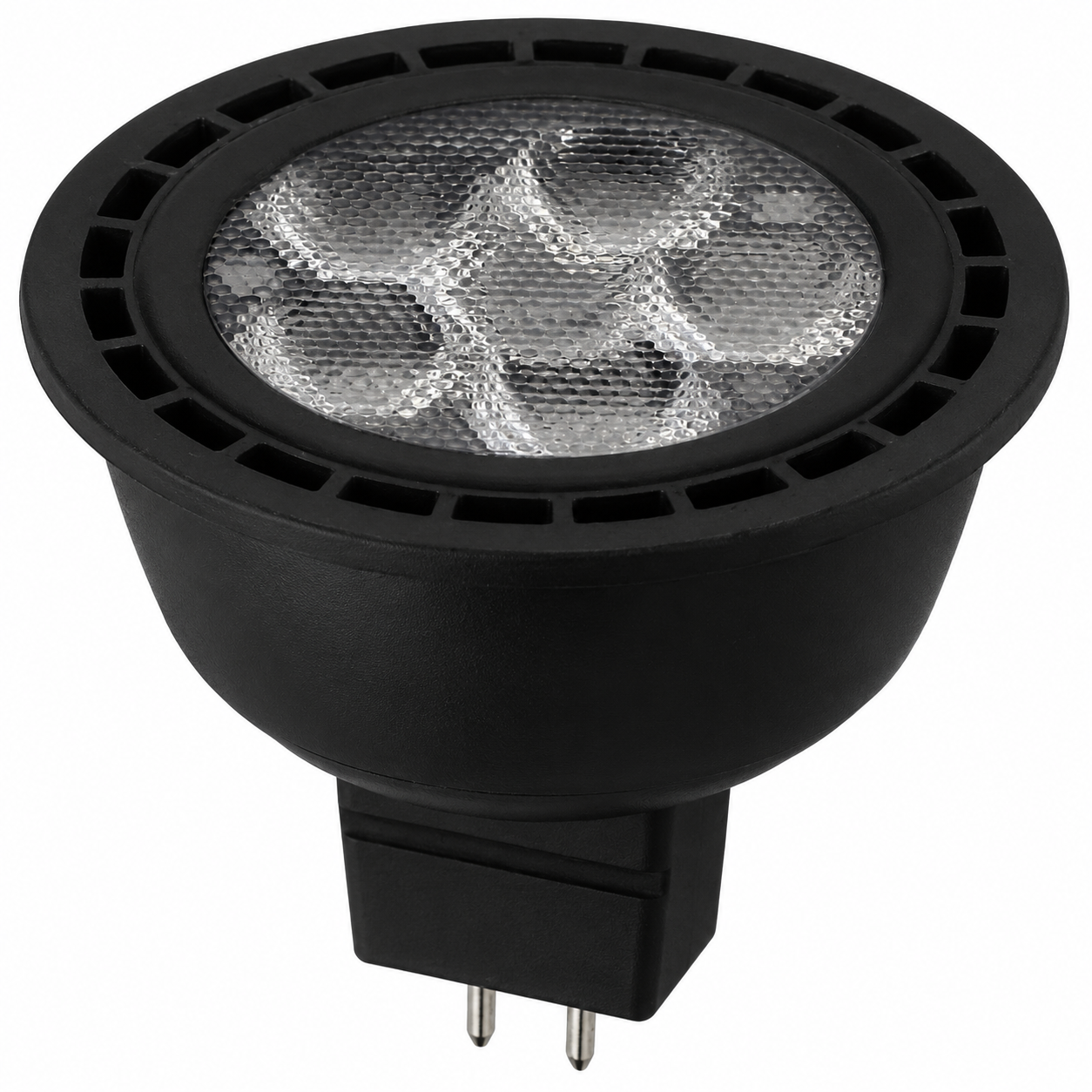 TCP LED712VMR16927KFLB LED MR16 Flood Lamp – 2700K – 40° Beam Angle – GU5.3 Base – 90+ CRI – Black Finish – 12V