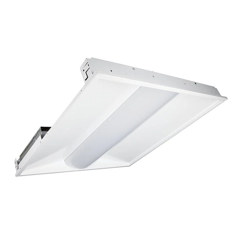 TCP TRV2UZDSW25CCT LED Volumetric Troffer – 2x2 – 14W/21W/28W Selectable – 5-CCT Selectable – 120-277V