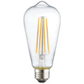 TCP FST19D4024E26SCL92 AmberGlow ST19 LED Filament Lamp – 2400K – Clear Finish – E26 Base – 92 CRI