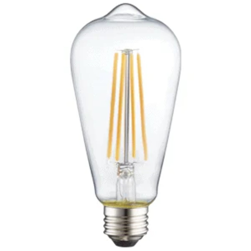 TCP FST19D4050E26SCL95 ST19 LED Filament Lamp – 5W – 5000K – Clear Finish – E26 Base – 95 CRI