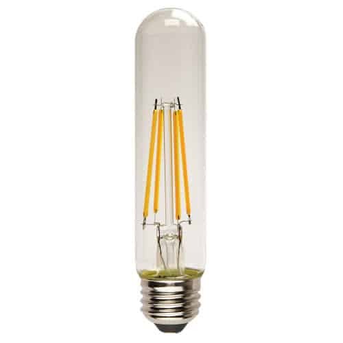 TCP FT1005D2550EC AmberGlow T10 LED Filament Lamp – 5000K – Clear Finish – E26 Base