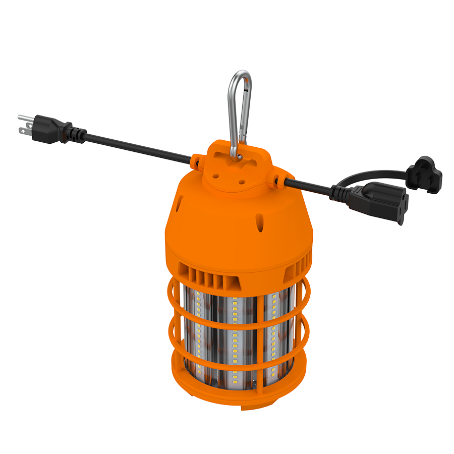 RAB TEMP17-100 TEMP17 Temporary LED Work Light – 100W – 5000K – CRI 80 – 12000 Lumens – 120V – 6ft 18AWG/2 Cable