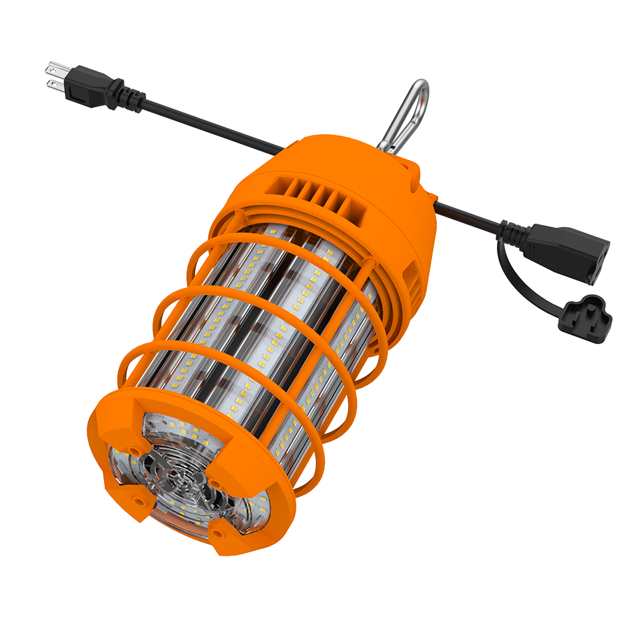 RAB TEMP17-150 TEMP17 Temporary LED Work Light – 150W – 5000K – CRI 80 – 18000 Lumens – 120V – 6ft 18AWG/2 Cable
