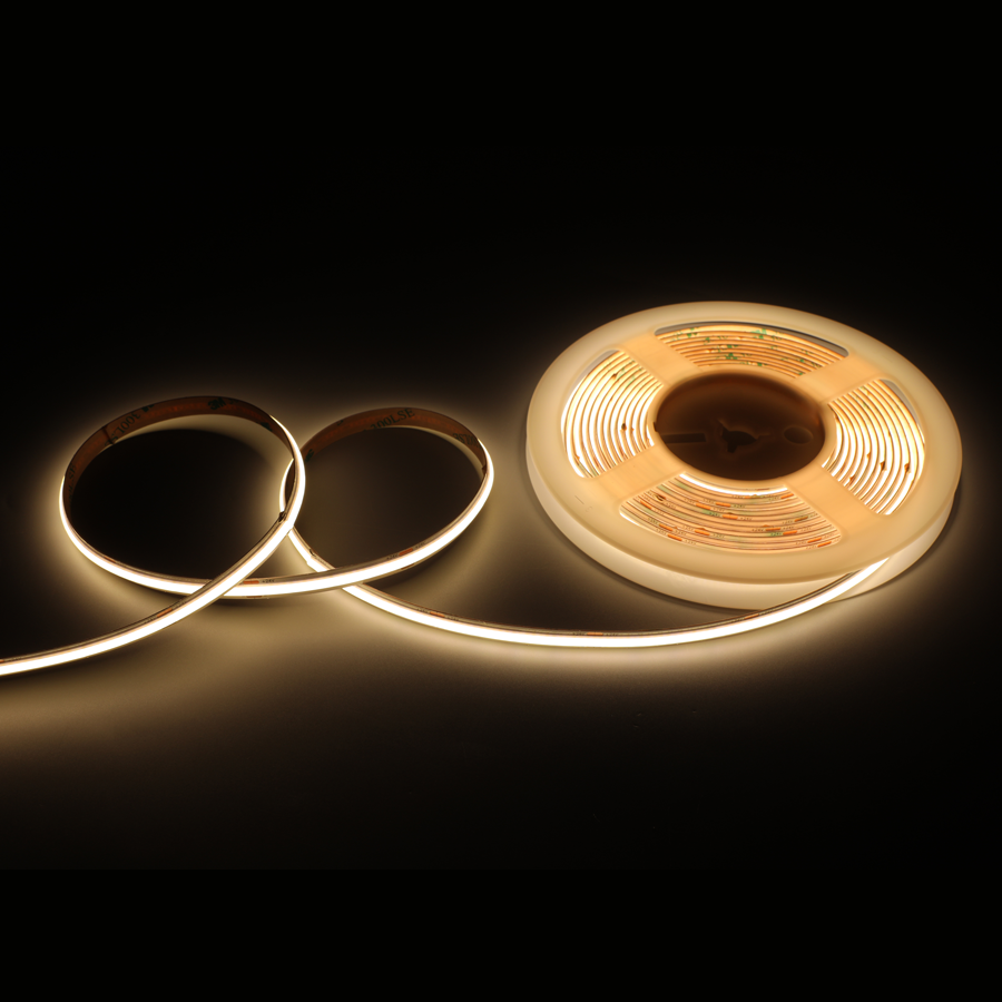 RAB TICYY ARCTAPE Indoor COB Static White LED Tape Light – 2.5W/ft – 2700K – 208 Lumens/ft – 24V DC – 90 CRI – IP20 Rated