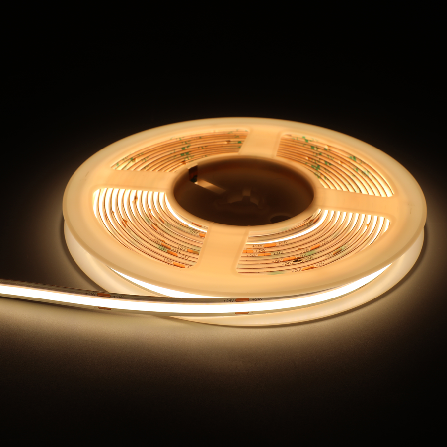 RAB TICYY ARCTAPE Indoor COB Static White LED Tape Light – 2.5W/ft – 2700K – 208 Lumens/ft – 24V DC – 90 CRI – IP20 Rated