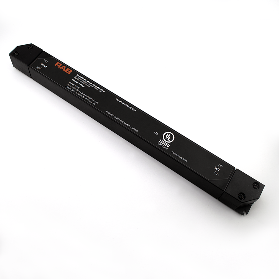 RAB TID-96 Dimmable LED Driver – 96W – IP20 Rated – 100-277V Input