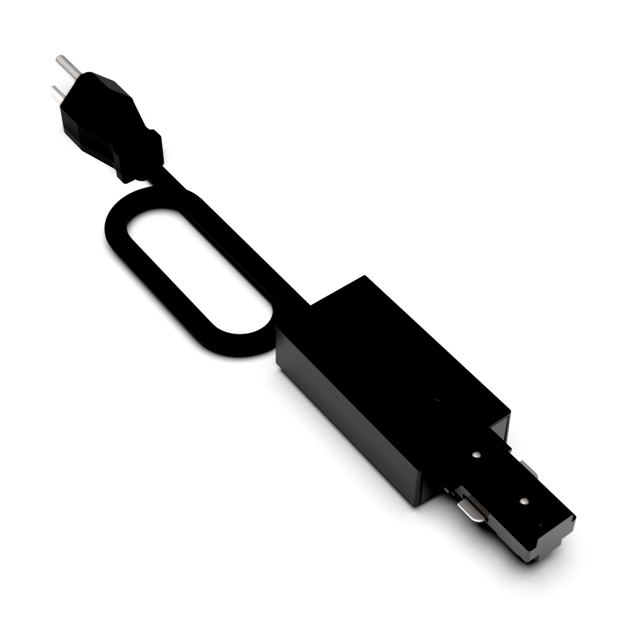 RAB TK-CP/B 12ft Grounded Cord and Plug Accessory – Black Finish