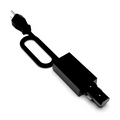 RAB TK-CP/B 12ft Grounded Cord and Plug Accessory – Black Finish