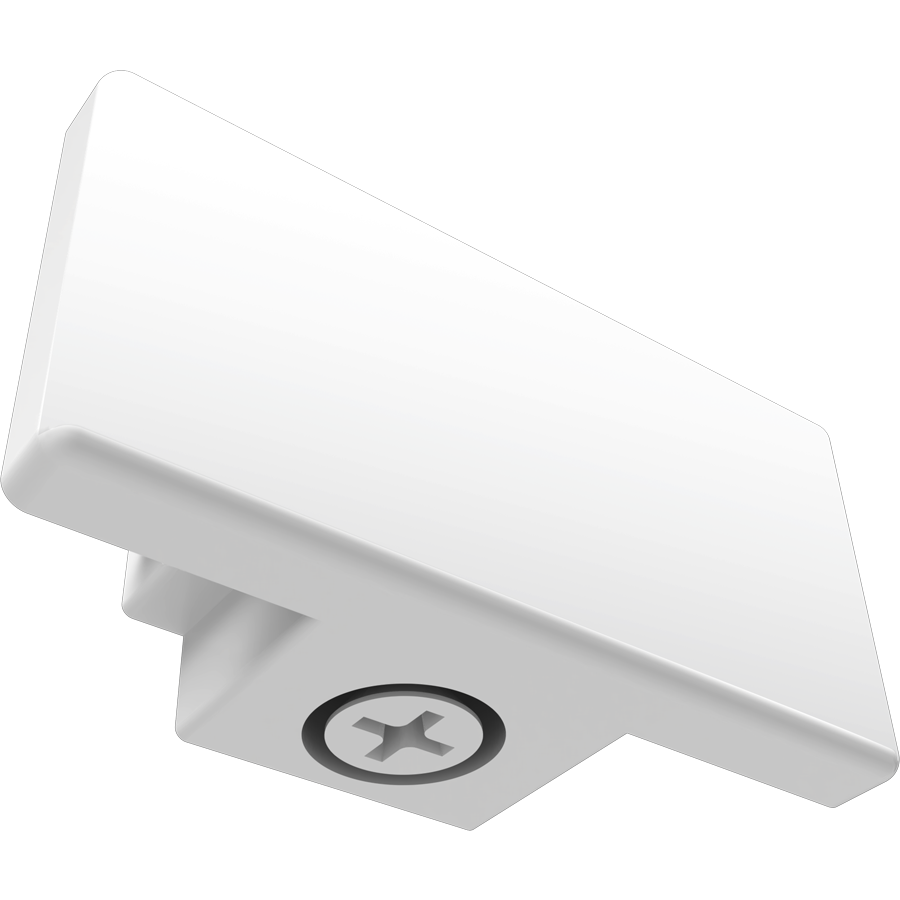 RAB TK-EC End Cap Accessory – White Finish
