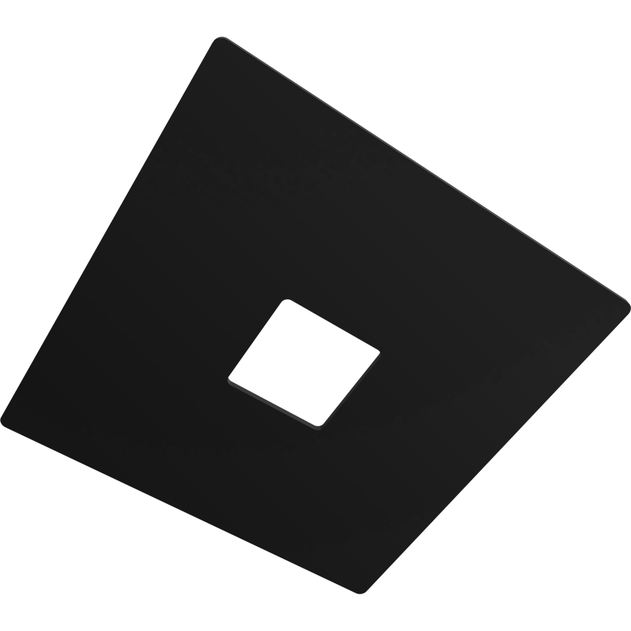 RAB TK-JCP/B Junction Cover Plate Accessory – Black Finish