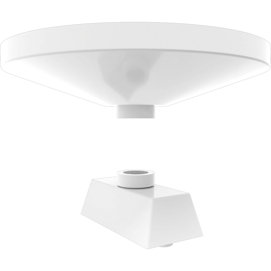 RAB TK-MCK Suspension Mount Canopy Kit – White Finish