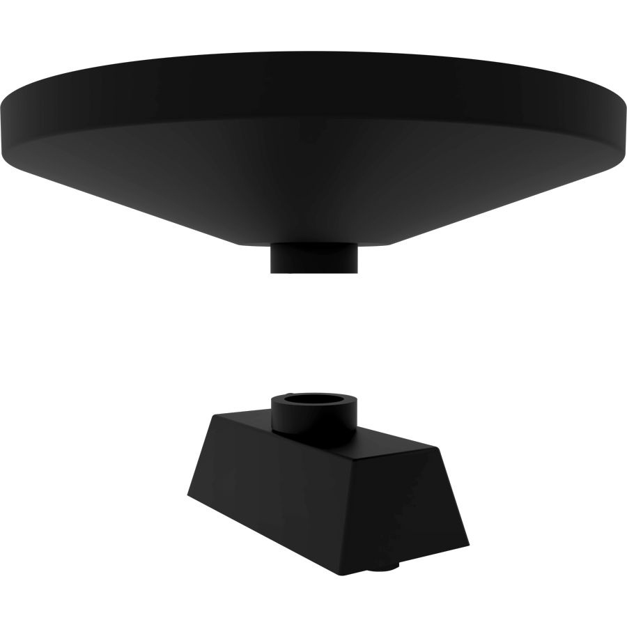 RAB TK-MCK/B Suspension Mount Canopy Kit – Black Finish