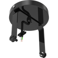 RAB TK22LB-CM-KIT TRACK22 Large Track Light Ceiling Mount Kit – Black Finish