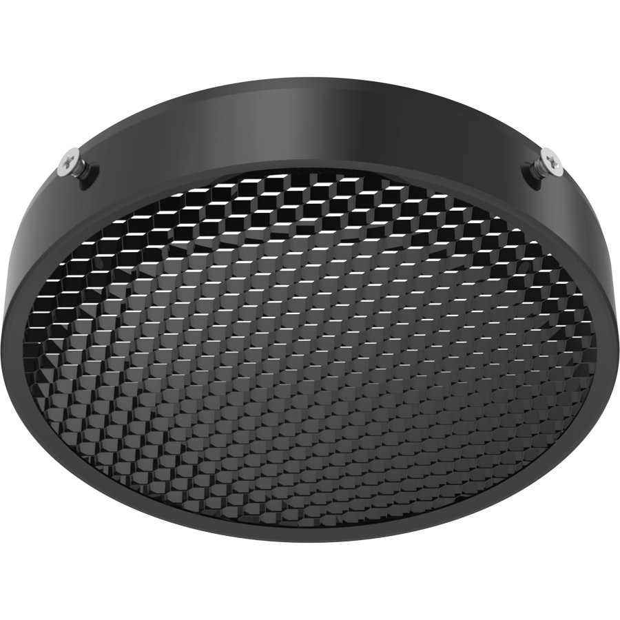 RAB TK22LB-HC TRACK22 Large Track Light Honeycomb Louver Accessory – Black Finish