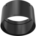 RAB TK22LB-S TRACK22 Large Track Light Snoot Accessory – Black Finish