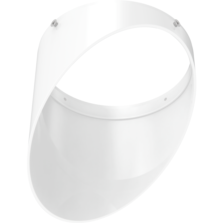 RAB TK22L-WW TRACK22 Large Track Light Wall Wash Lens Accessory – White Finish