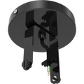 RAB TK22MB-CM-KIT TRACK22 Medium Track Light Ceiling Mount Kit – Black Finish