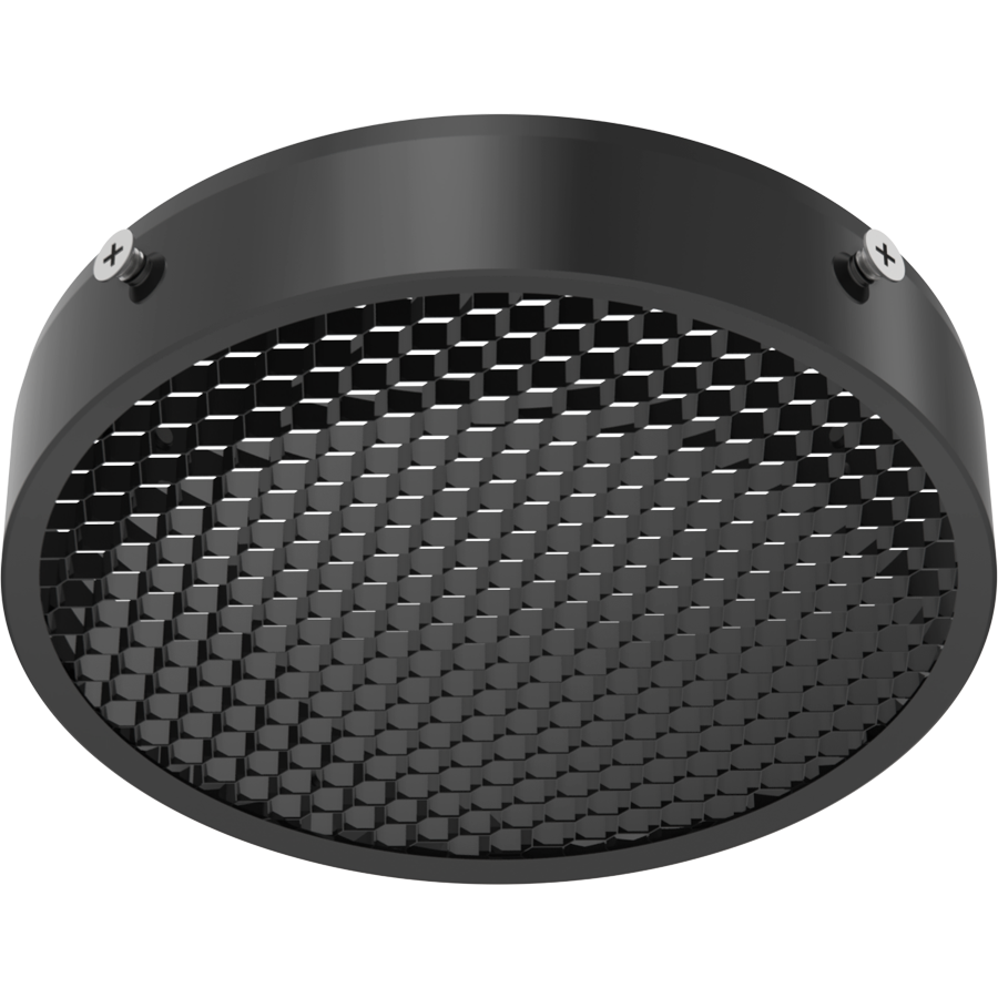 RAB TK22MB-HC TRACK22 Medium Track Light Honeycomb Louver Accessory – Black Finish