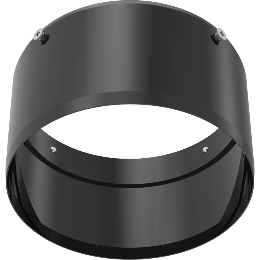 RAB TK22MB-S TRACK22 Medium Track Light Snoot Accessory – Black Finish