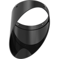 RAB TK22MB-WW TRACK22 Medium Track Light Wall Wash Lens Accessory – Black Finish