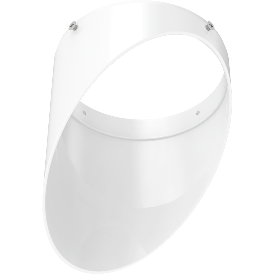 RAB TK22M-S TRACK22 Medium Track Light Snoot Accessory – White Finish