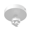 RAB TK22R-CM-KIT TRACK22 Round Track Light Ceiling Mount Kit – White Finish