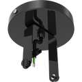 RAB TK22SB-CM-KIT TRACK22 Small Track Light Ceiling Mount Kit – Black Finish