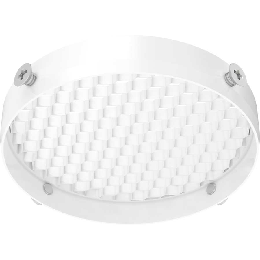 RAB TK22S-HC TRACK22 Small Track Light Honeycomb Louver Accessory – White Finish