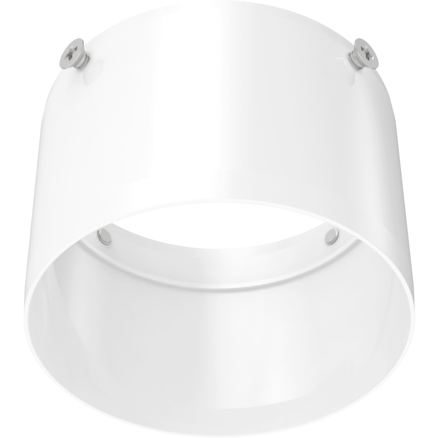 RAB TK22S-S TRACK22 Small Track Light Snoot Accessory – White Finish
