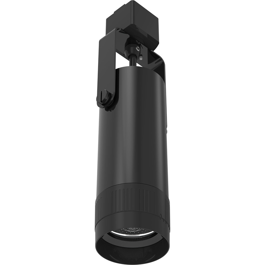 RAB TK22SB TRACK22 Small Track Light – Selectable 4W/6W/8W – Selectable 2700K/3000K/3500K/4000K/5000K – 390-864 Lumens – 120V – Adjustable Beam Angle – Black Finish