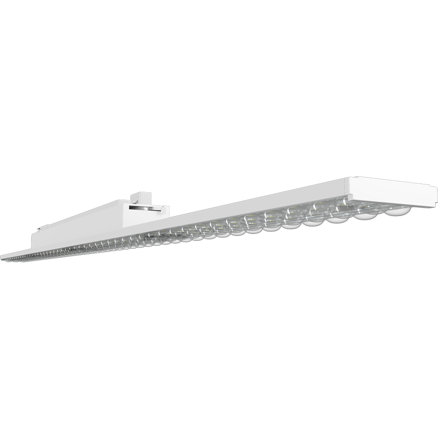 RAB TKBEAM4 BEAM Linear Track Light – 4ft – Selectable 40W/50W/60W – Selectable 2700K/3000K/3500K/4000K/5000K – 5715-8190 Lumens – 120V – White Finish