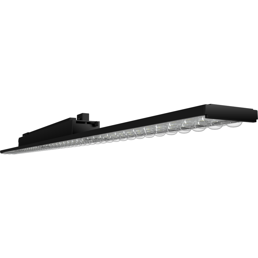 RAB TKBEAM4B BEAM Linear Track Light – 4ft – Selectable 40W/50W/60W – Selectable 2700K/3000K/3500K/4000K/5000K – 5715-8190 Lumens – 120V – Black Finish