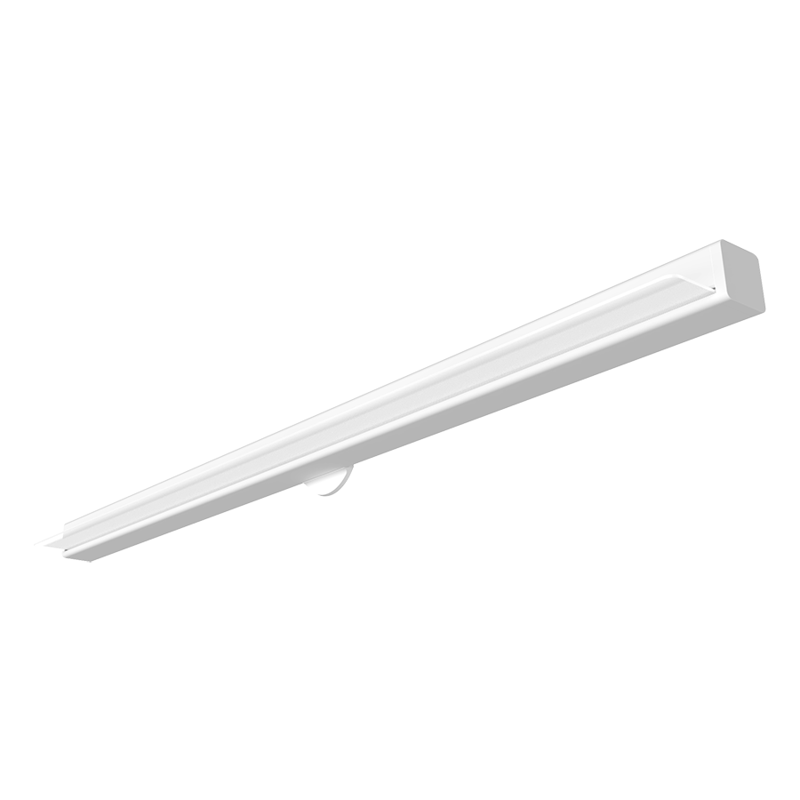 RAB TOMO-4WM/E TOMO Field-Adjustable 4ft LED Linear Wall Mount Light – 12W/18W/24W Selectable – 3000K/3500K/4000K/5000K Selectable – 1617-3285 Lumens – 120-277V – Emergency Battery Backup