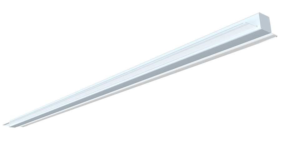 RAB TOMO-8/PIR/E TOMO Field-Adjustable 8ft LED Linear Light – 48W/72W/96W Selectable – 3000K/3500K/4000K/5000K Selectable – 5736-12028 Lumens – 120-277V – PIR Sensor – Emergency Battery Backup